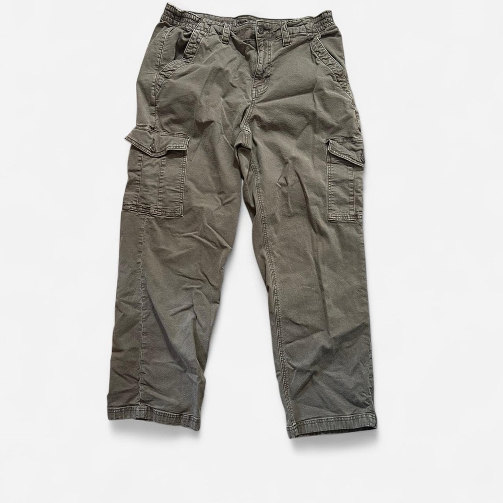 American Eagle Outfitters Green Straight Leg Pants Utility Style